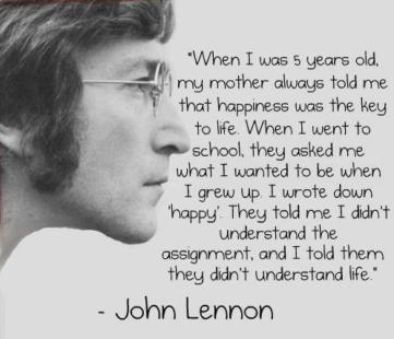 john lennon happines